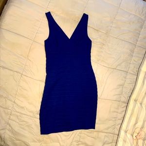 Sexy blue Express bandage dress - size M